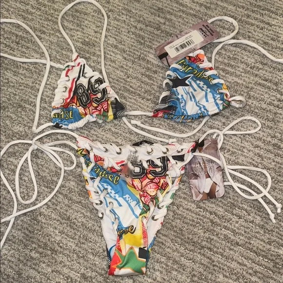 NWT 🩵🤍 Jaded London Aventura Bikini - Picture 4 of 4